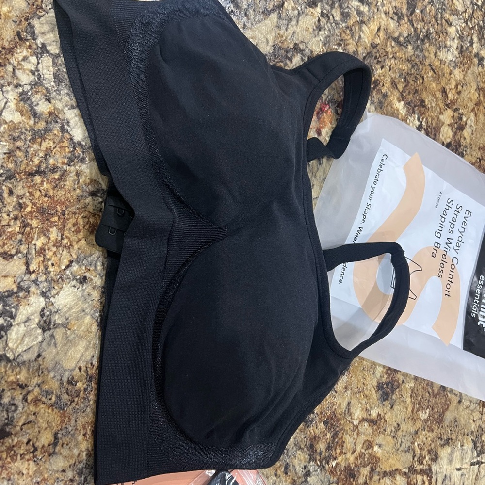 NEW Year New Bra Shapermint Essentials Black Wireless removed only for photo - Picture 6 of 6